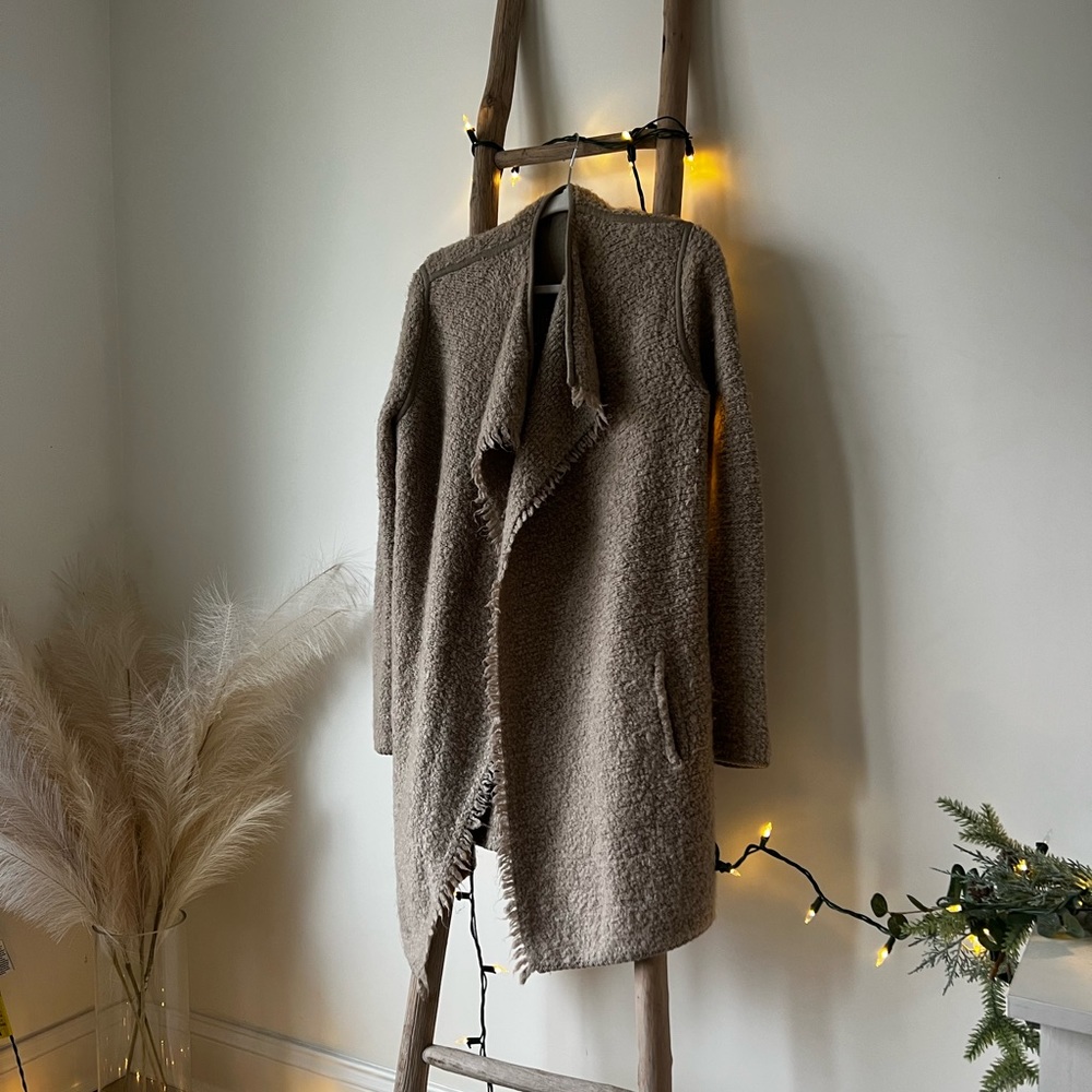 Vince wool wrap cardigan sweater S